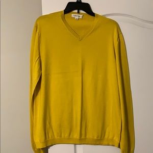 Calvin Klein yellow sweater